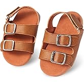 CYXUYJH Baby Boys Girls Infant Summer Sandals Open-Toe Outdoor Anti-Slip Rubber Soft Sole Newborn Toddler First Walker Shoes