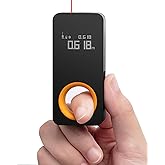 HOTO Laser Measuring Tool, Pocket-Size 98Ft Digital Laser Tape Measure ±2mm Accuracy, USB-C Rechargeable, OLED Display, Ft/M/