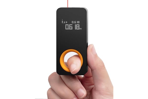 HOTO Laser Measuring Tool, Laser Tape Measure, Gifts for Men, Cool Gadgets | Pocket-Size 98Ft, ±2mm Accuracy, USB-C Rechargea