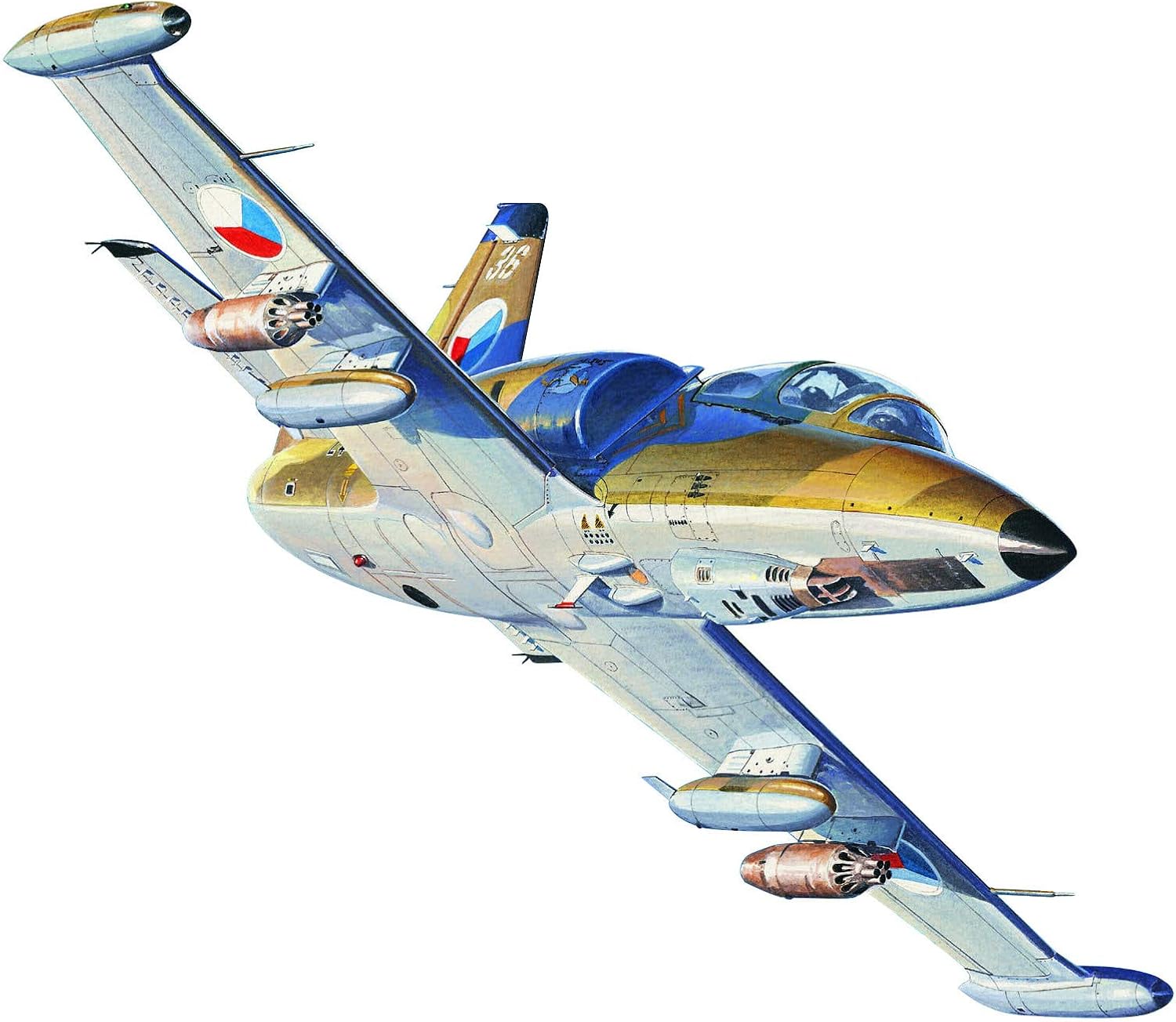 Trumpeter 1:48 - L-39ZA Albatross, Various