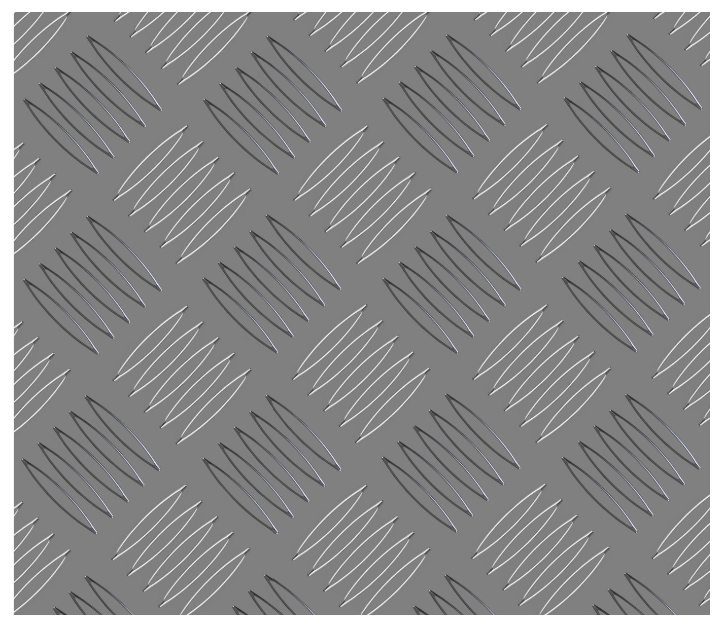 STORMGUARD 18AM034 Checker Plate, Aluminium, 500 x 250 x 2 mm, Set of 2 Piece — image 1