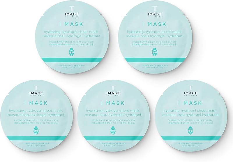 IMAGE Skincare I MASK Hydrating Hydrogel Sheet Masks Pack of 5 0.6oz