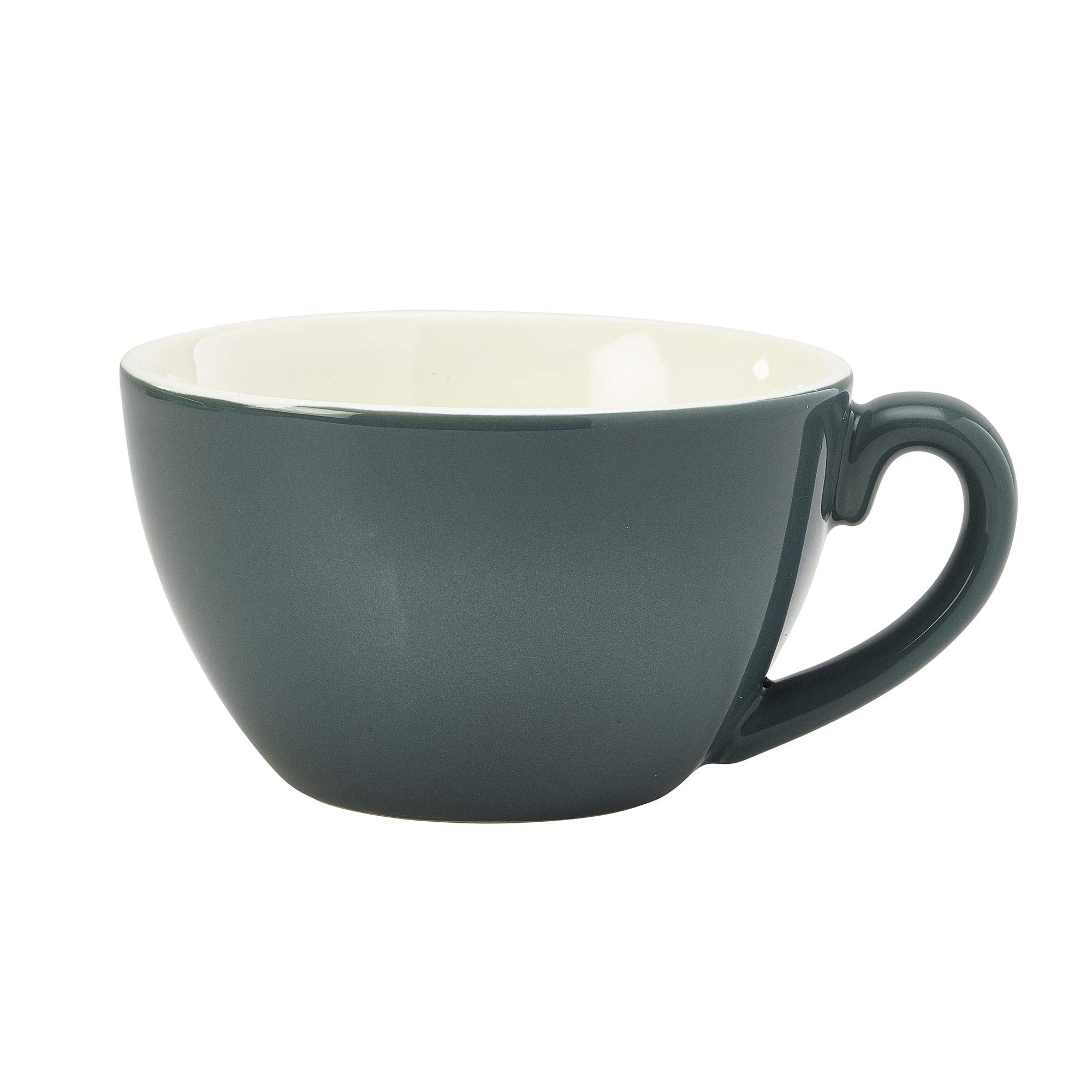 Genware Bowl Shaped Cup Grey 12oz/340ml, Pack of 6 — image 1