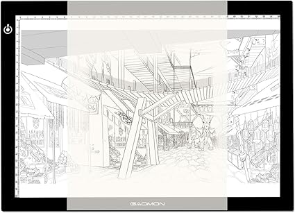 Gaomon B4 Size Led Light Box 5 Millimeters Ultrathin Light Pad Usb Art Tracing Board For Sketch Copy And Handwork Gb4