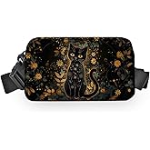 Cat Fanny Pack for Women Men Belt Bag Waterproof Waist Bags With Adjustable Straps Phone Purse Wallet Presents for Travel Sports Workout