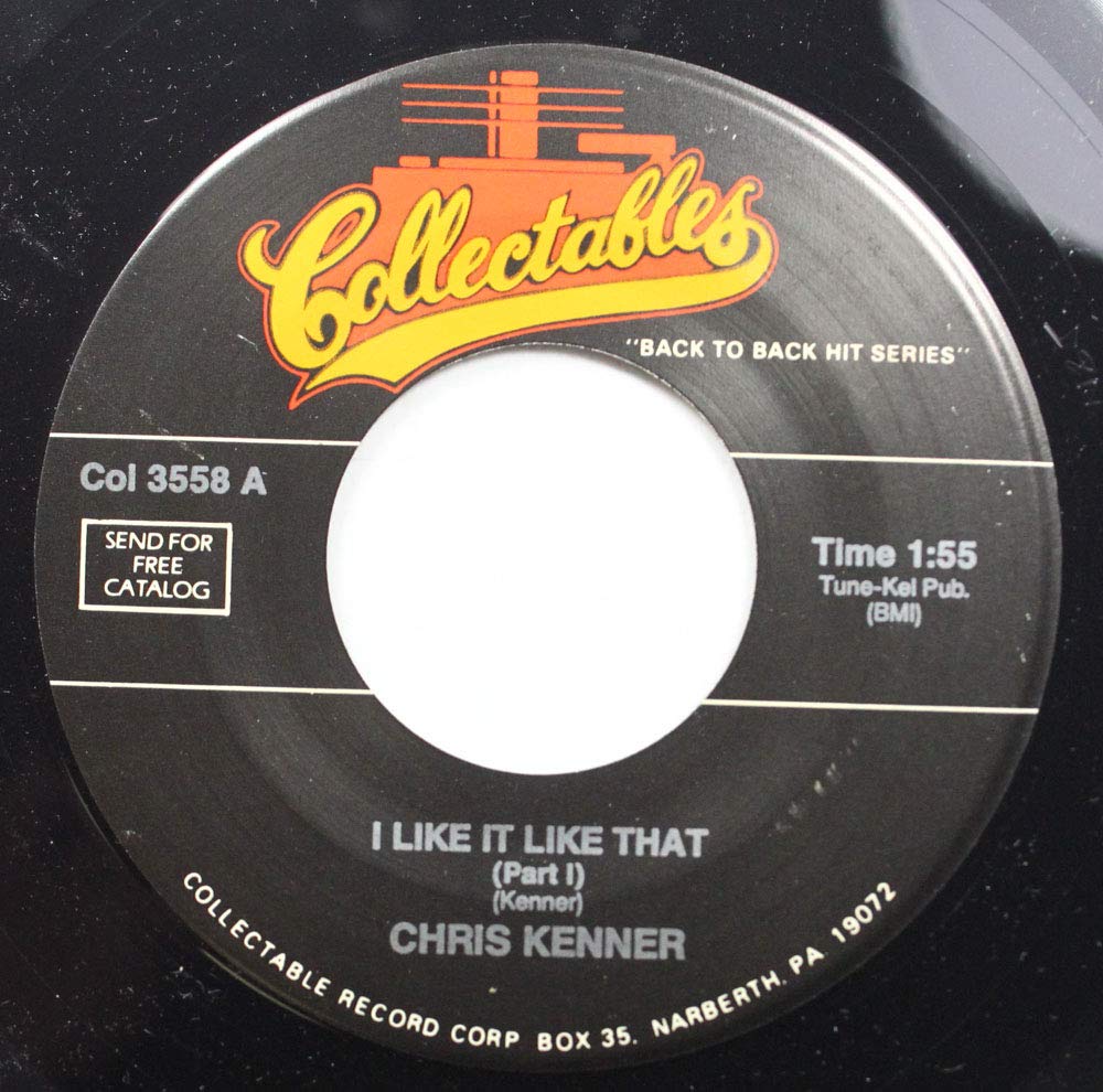 Chris Kenner Dee Clark Chris Kenner Dee Clark 45 Rpm I Like It Like That You Re Looking Good Amazon Com Music