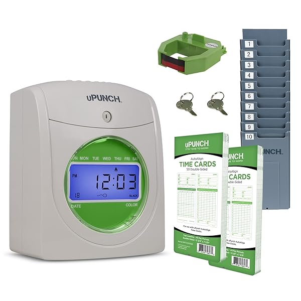 UPUNCH HN1500 STARTER TIME CLOCK BUNDLE FOR SMALL...