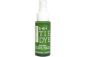 S·E·I S.E.I. Grass Green Tie Dye Spray Bottle: 2oz. Non Toxic Fabric Dye Spray, DIY Permanent Clothing Dye, Ready to Use Tie Dye Supplies