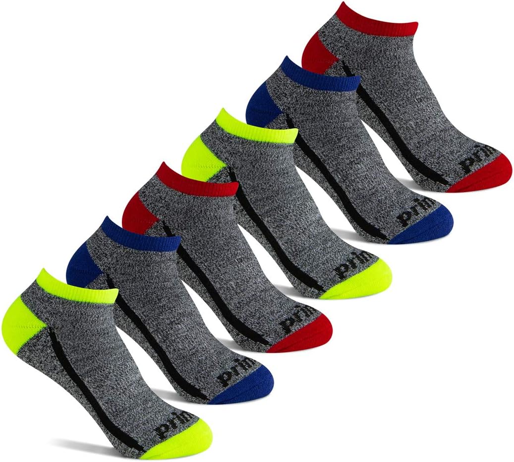 Prince Boys' Low Cut Athletic Socks with Cushion for Active Kids: Clothing
