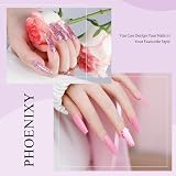 Phoenixy Poly Nail Gel Kit 8 Colors with 36W UV/LED Lamp Base Top Coat view 4