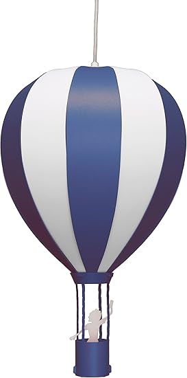 R M Coudert Lampe De Plafond Suspension Chambre Enfant Montgolfiere Bleu Amazon Fr Bebes Puericulture