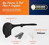 BAKBLADE 2.0 PLUS Back Hair Shaver Ergonomic 18in Dry Wet Blade Cartridges view 7