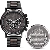 8 Years Anniversary for Men Gifts,8th Eighth Wedding Anniversary Keepsake for Husband,Bronze Anniversary Marriage Presents for Him