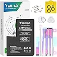 Replacement for iPhone 13 Pro Max Battery,5000mAh Upgraded Capacity for iPhone 13 Pro Max A2643 A2484 A2641 A2644 A2645 Battery with Camera Lens Protector + Screws + Professional Repair Tool Kit