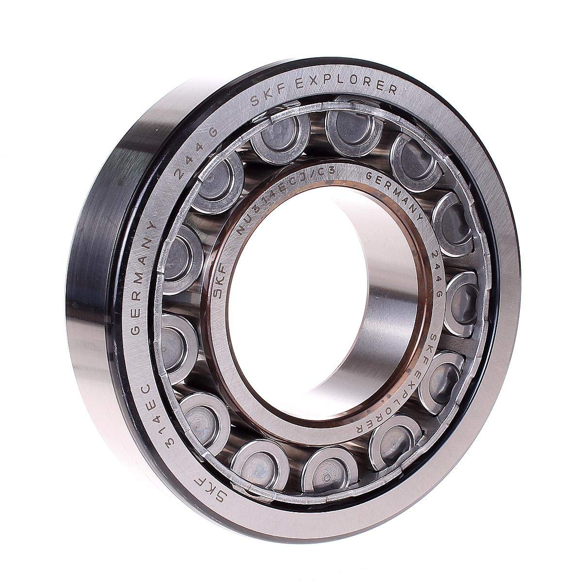 SKF Cylindrical Radial Roller Bearing, 70 ID, Bearing steel