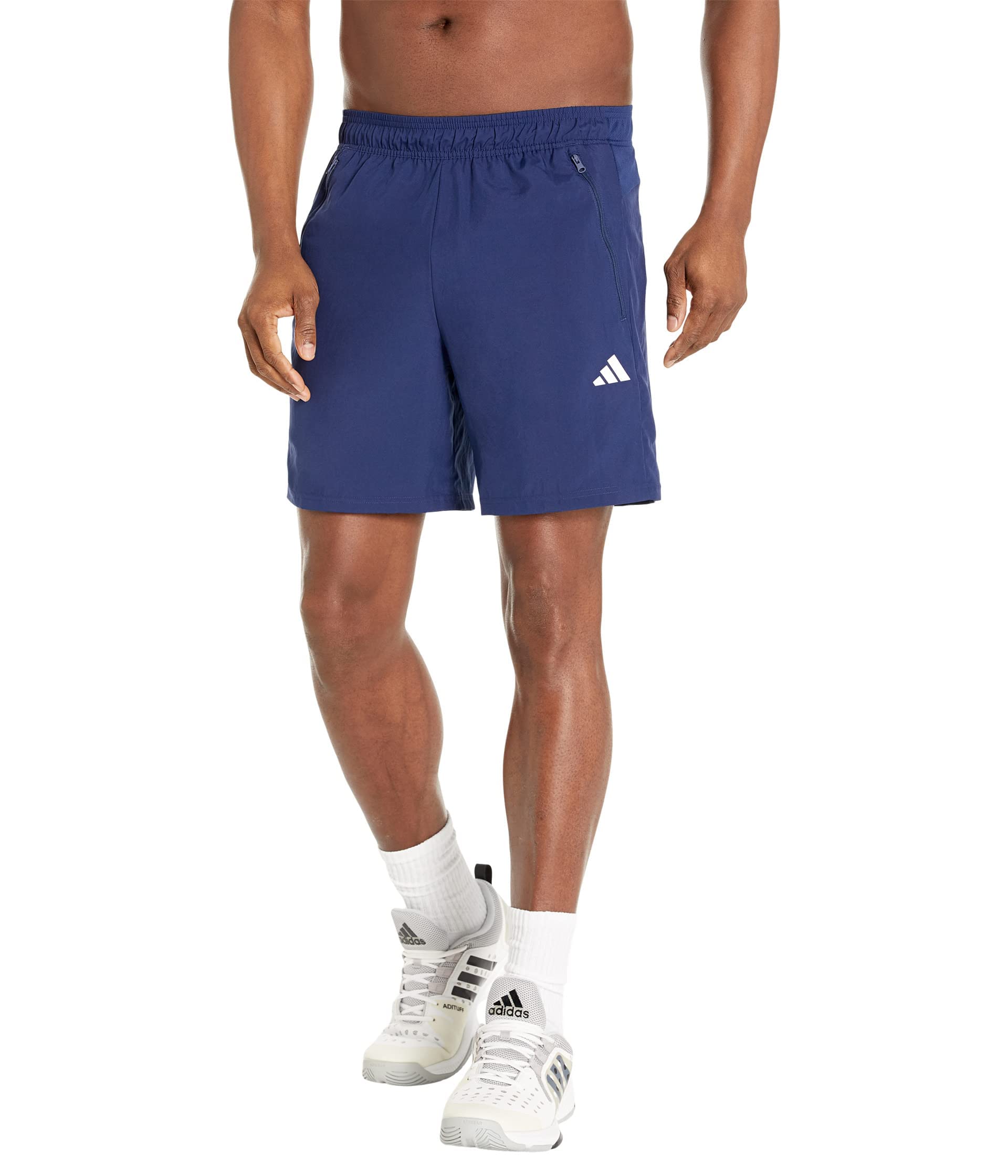 Photo 1 of ***MINOR DAMAGE*** adidas Men's Train Essentials Woven Shorts, Dark Blue/White, XX-Large/5"