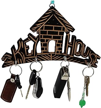 Amazon Com Wooden Key House Key Hanger Wooden Key Holder For Wall