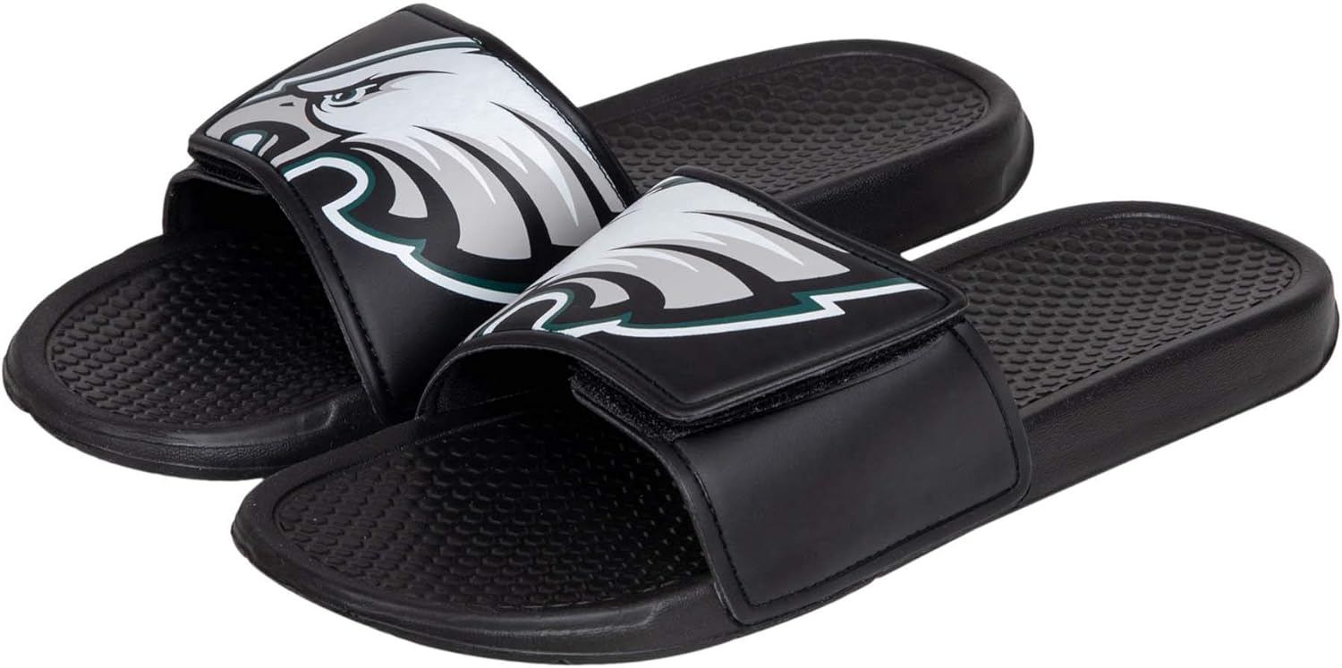 FOCO NFL Philadelphia Eagles Unisex Big Logo Slide-Big Logo Slde : Clothing