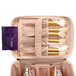 OCHEAL Makeup Bag, Portable Cosmetic Bag, Large