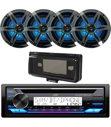 Amazon.com : PYLE PLRMR27BTB Marine Bluetooth Receiver Stereo