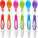 Munchkin 10062 Soft-Tip Infant Spoon, 6-Pack (Colors May Vary)