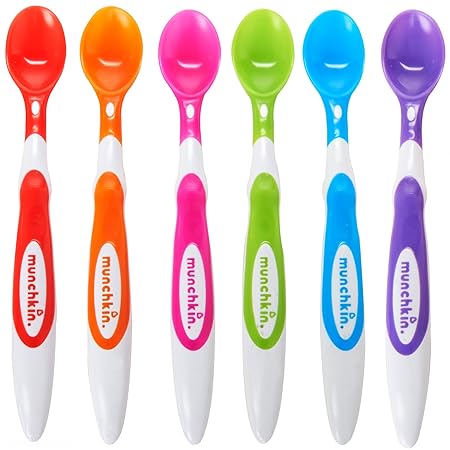 Munchkin Soft Tip Spoons (Multicolor, Pack of 6)