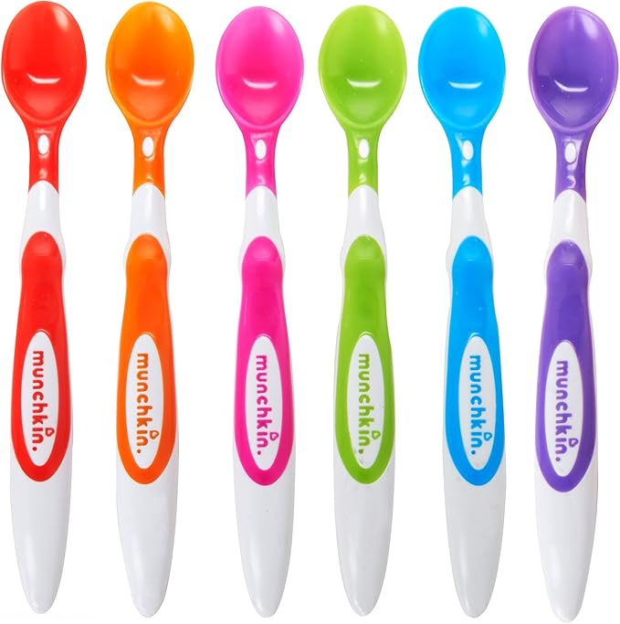 Munchkin 10062 Lot de 6 cuillères à pointe soupl...