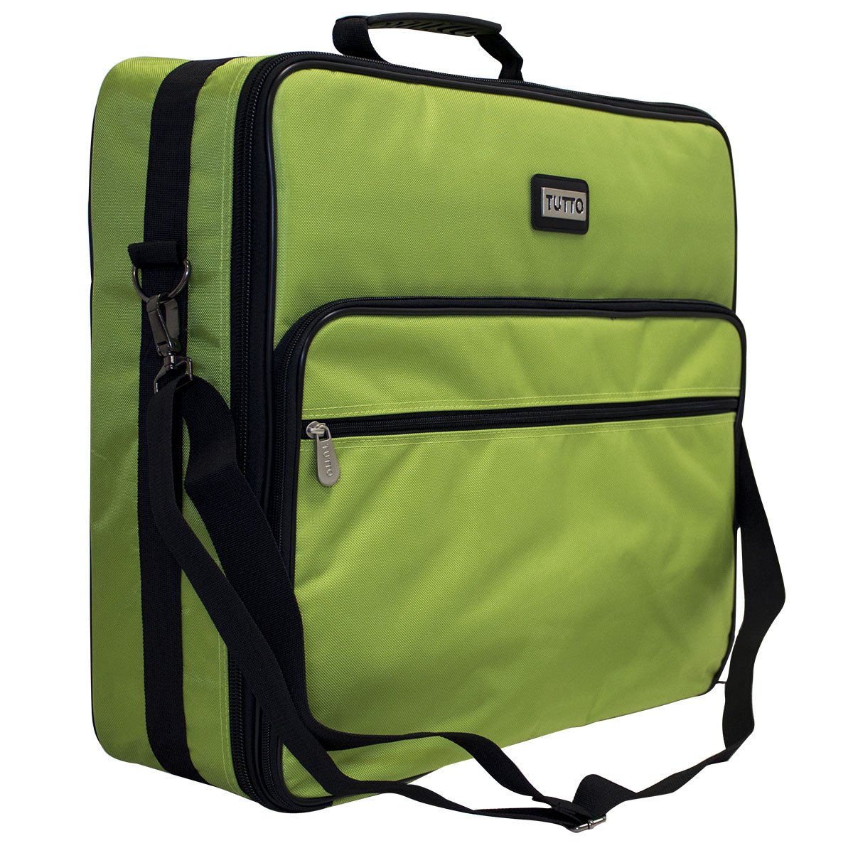 Tutto Embroidery Bag-19-inch x 17 x 6-inch Lime, Other, Multicoloured, 16.51 x 48.26 x 45.72 cm