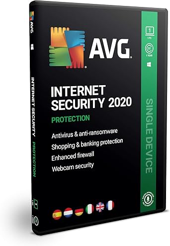 AVG Internet Security 2020 | 1 PC | 1 Year: Amazon.co.uk: Software
