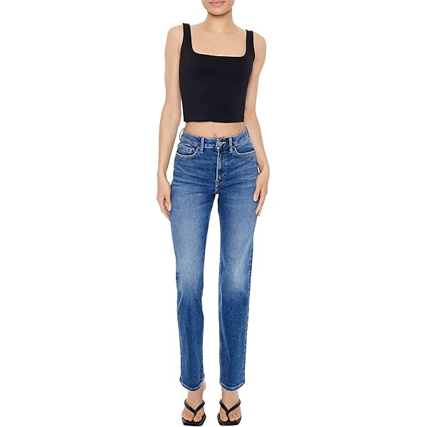 Forever 21 Curvy High-Rise Flare Jeans Medium Denim 24 at Amazon Women's  Jeans store