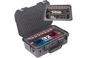 YiSeyruo Hard Shell Carrying Case for Nintendo Switch 2 (2025) - Shockproof & Water-Resistant Travel Case with 22 Game Card S