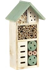 Pet Ting Wooden Insect Bee House Bug Hotel 26cm Natural Eco-Friendly