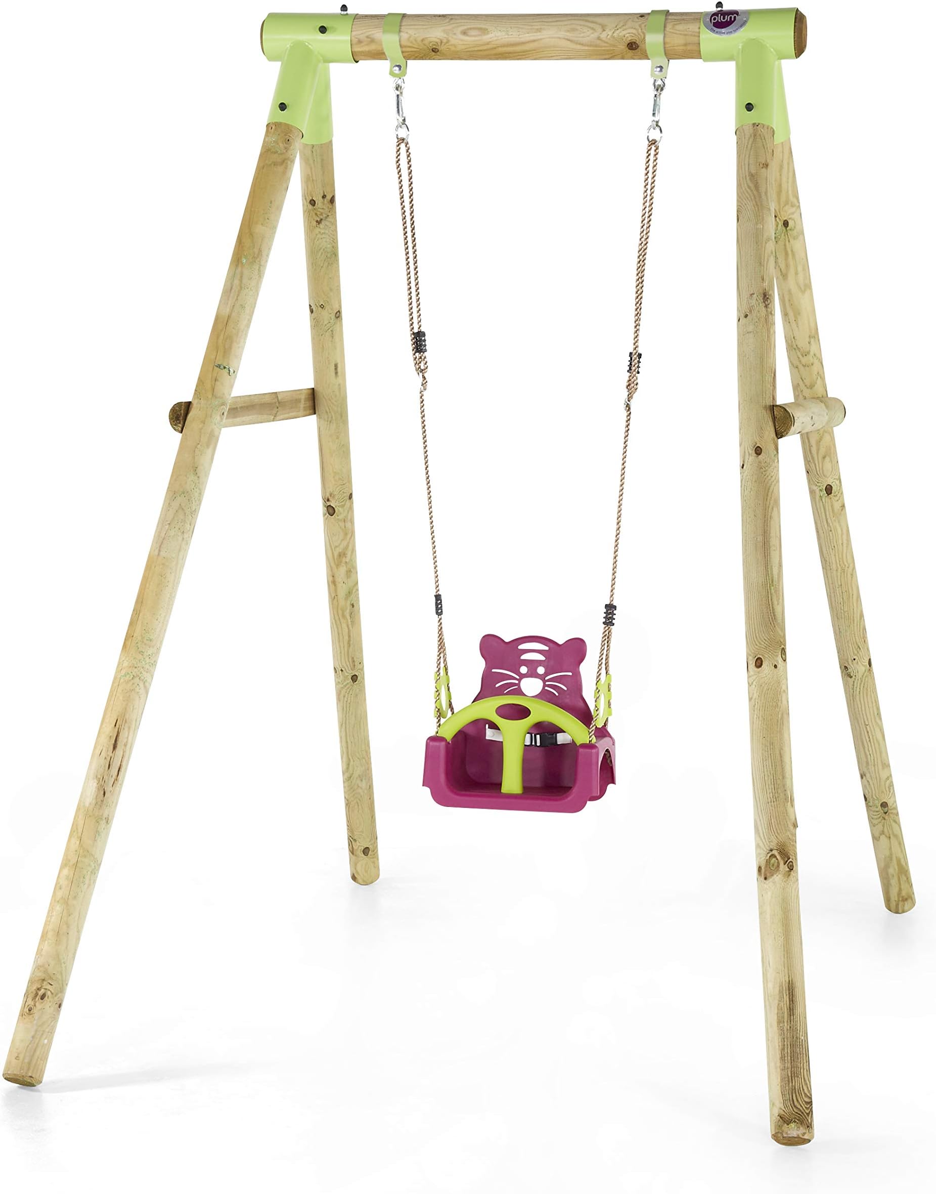 Plum Quoll Wooden Pole Swing Set.