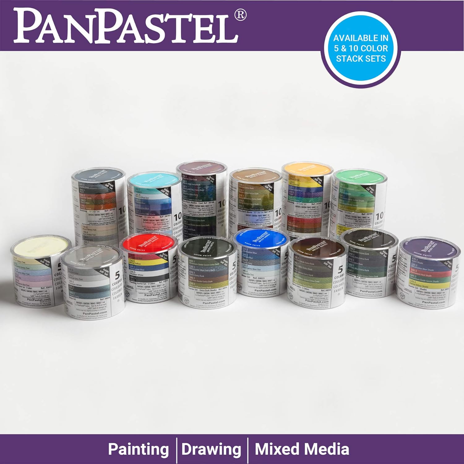 PanPastel 10-Farben-Set Grüntöne, Multicolor, 1 count (Pack of 10) - Image 5
