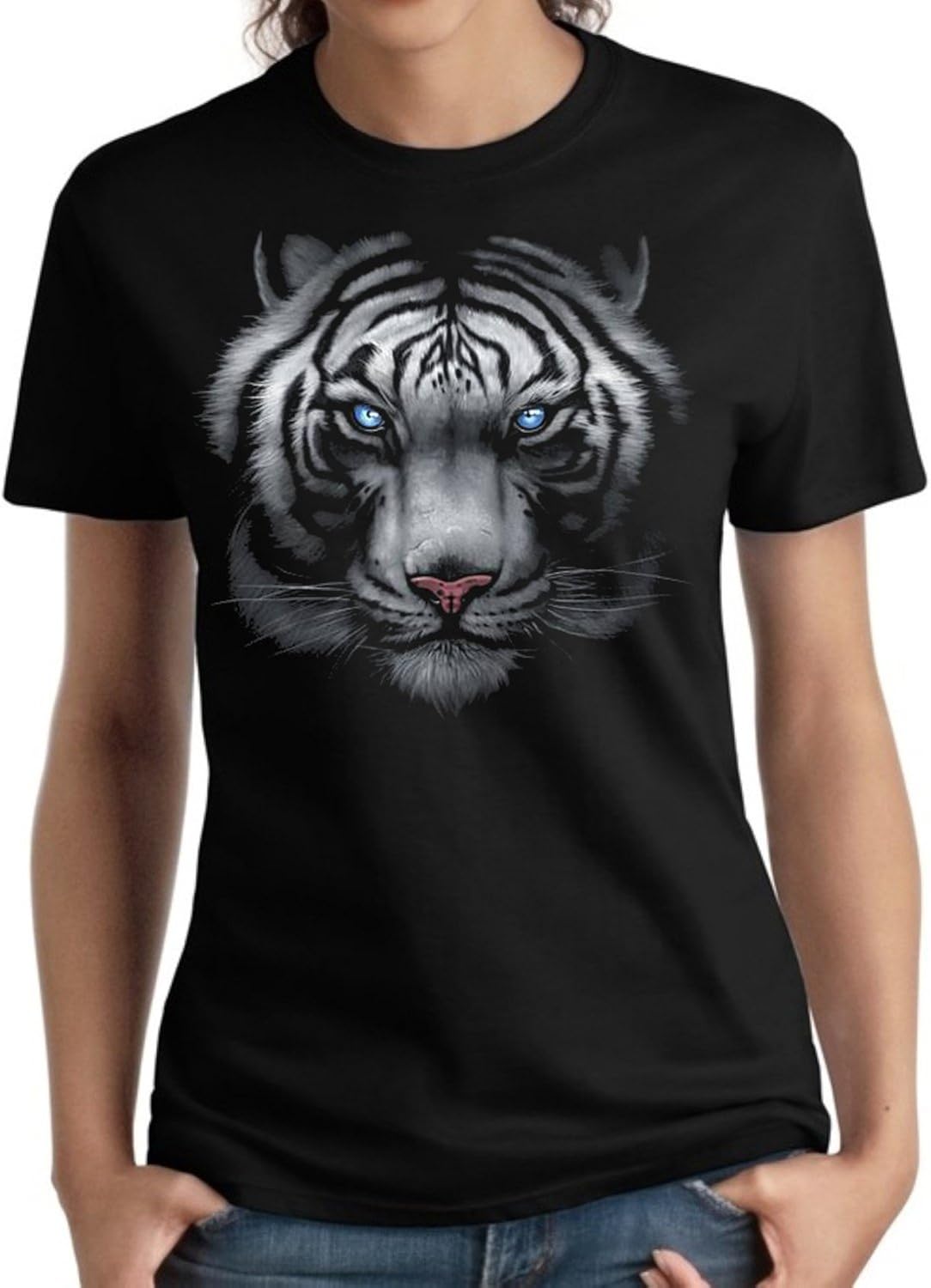 nike white tiger shirt