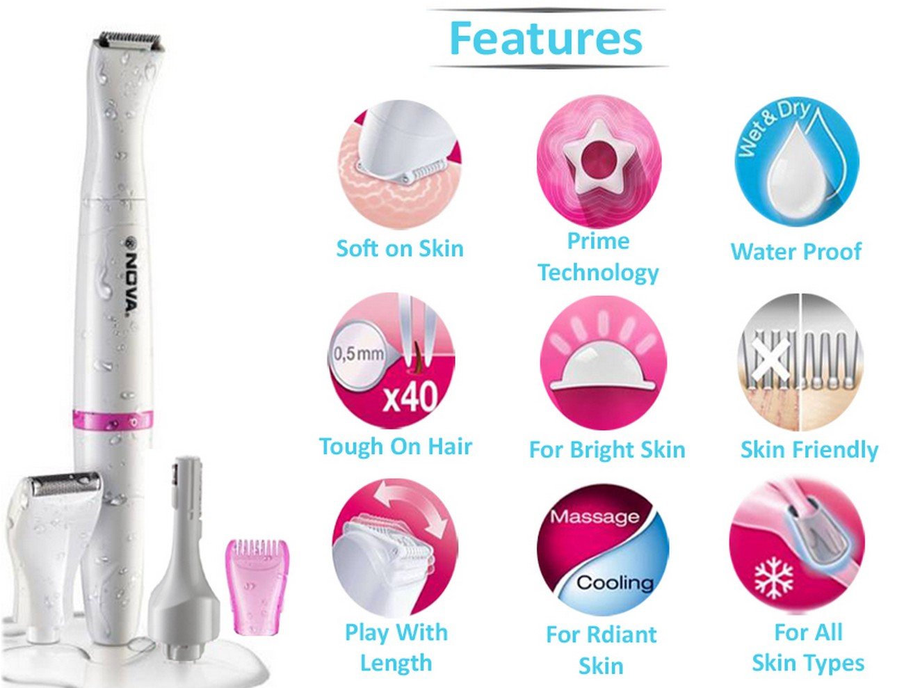 nova sensitive touch trimmer