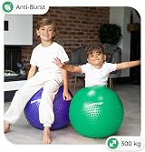 BABYGO Sensory Exercise Ball Peanut Ball for Kids Autism Therapy Green view 3