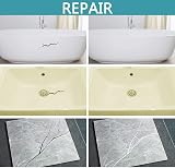 SUPERFA Tile & Bath Repair Kit White 5oz Acrylic Porcelain Shower Sink view 5