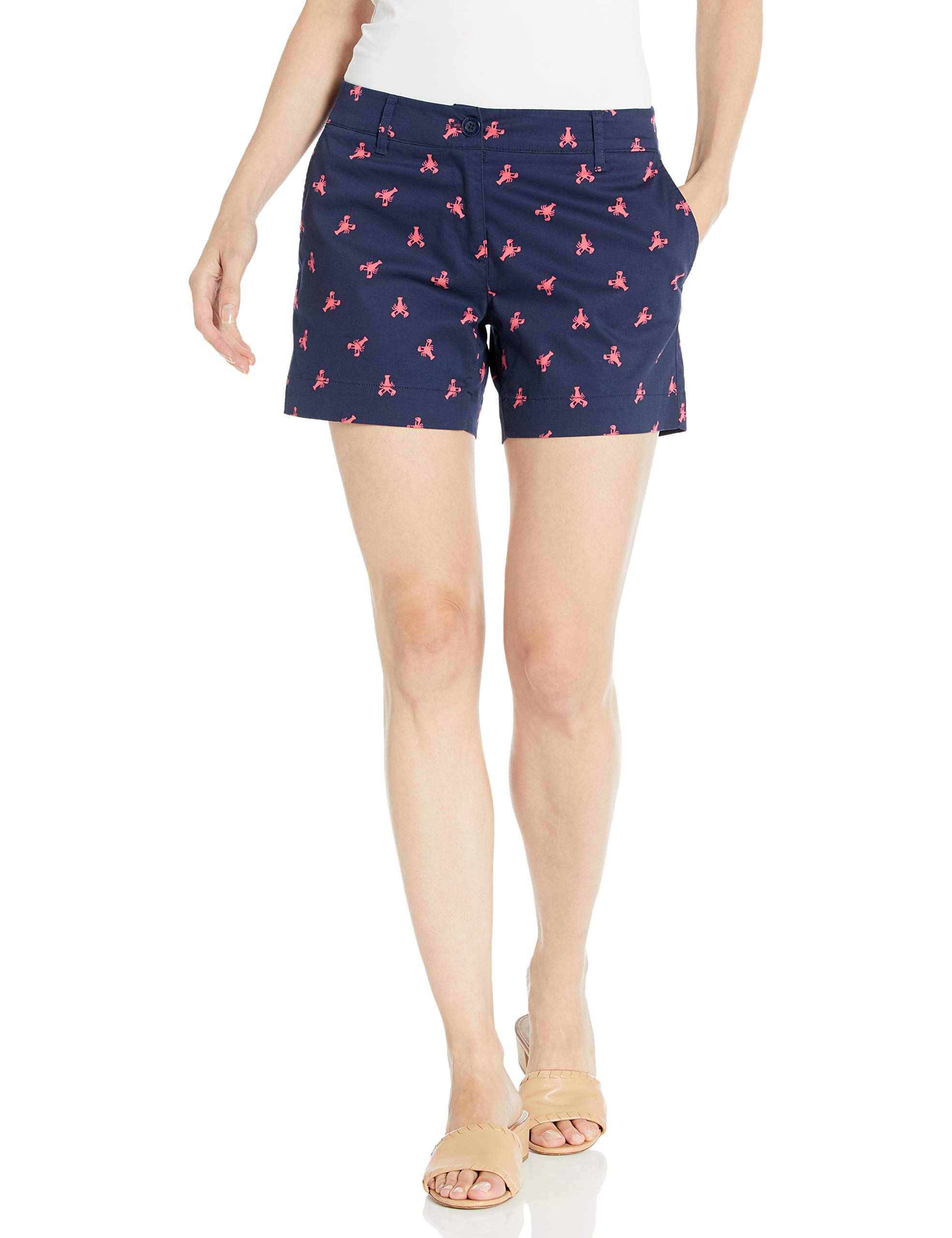 Nautica Women's Hint of Vacation Tailored Stretch Cotton Patterned
