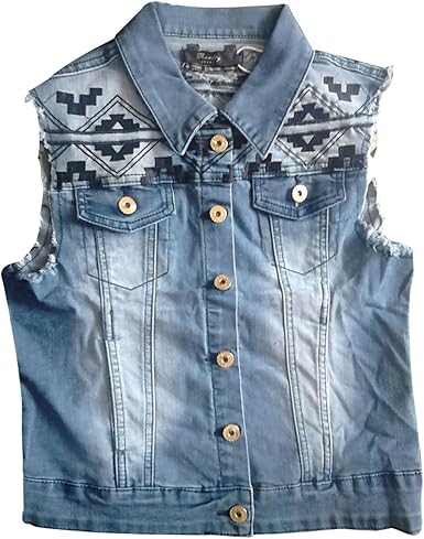 sleeveless denim jacket womens uk