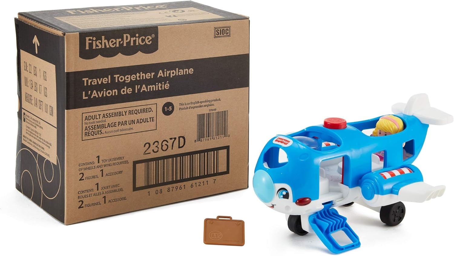 travel together airplane fisher price