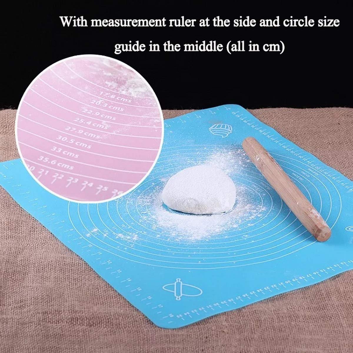 ACMEDE - Alfombrilla de Silicona para Hornear con Medidas ...