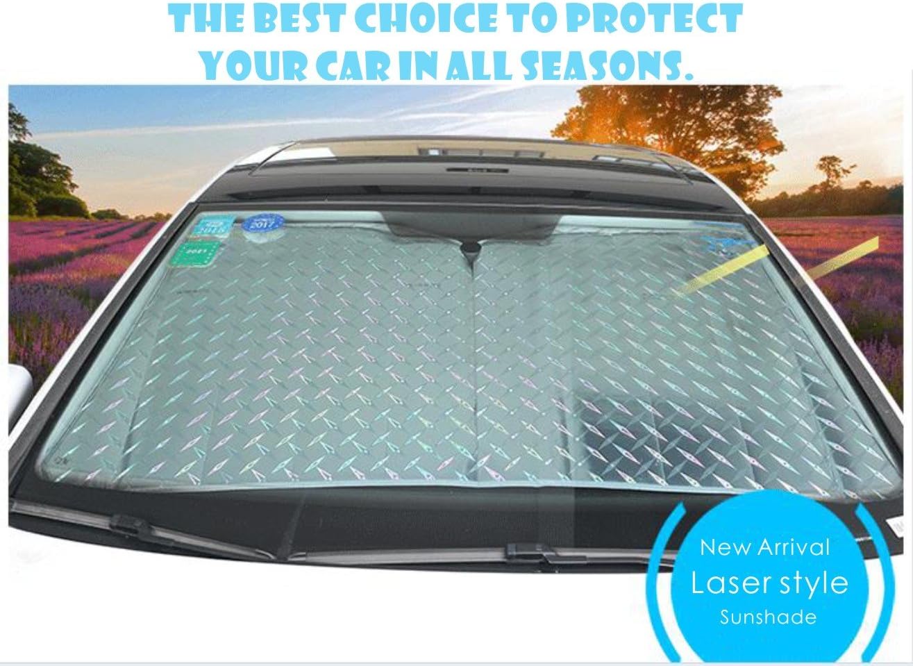 LAND Rover Discovery Sumex Anteriore Parabrezza Pieghevole Riflettente Sole Ombra Blocco