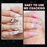 Makartt Medium Coffin Nails 500pcs 10 Sizes Clear Nail Tips for Gel Extensions view 9