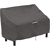 Classic Accessories Ravenna Water-Resistant 50 Inch Patio Loveseat Cover, Patio Furniture Covers