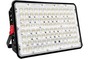 400W Led Outdoor FloodLight, Exterior Flood Lights, Led Stadium Lights, Plug in Flood Light, for Yard, Garden,Basketball Cour