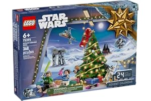 LEGO Star Wars Advent Calendar 2024, 18 Mini Models and 6 Characters to Collect