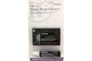 R RADIOSHACK Radioshack Vhs-c Video Head Cleaner