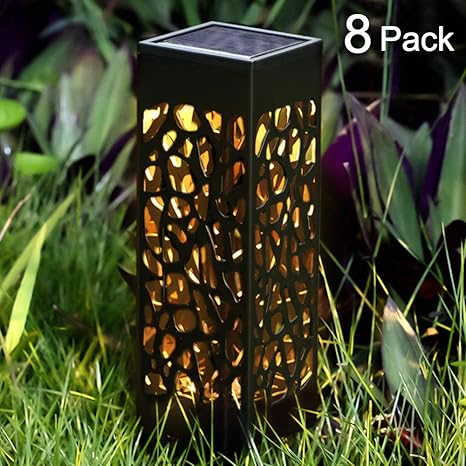 Amazon Com Solar Lights Pathway Outdoor Garden Powered Path