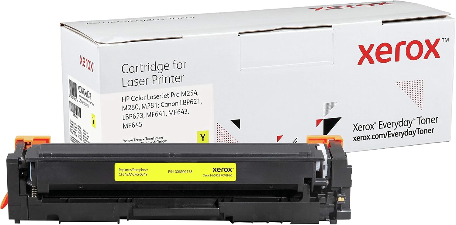 Xerox Everyday Compatible HP 203A CF542A Yellow Toner, Standard Capacity